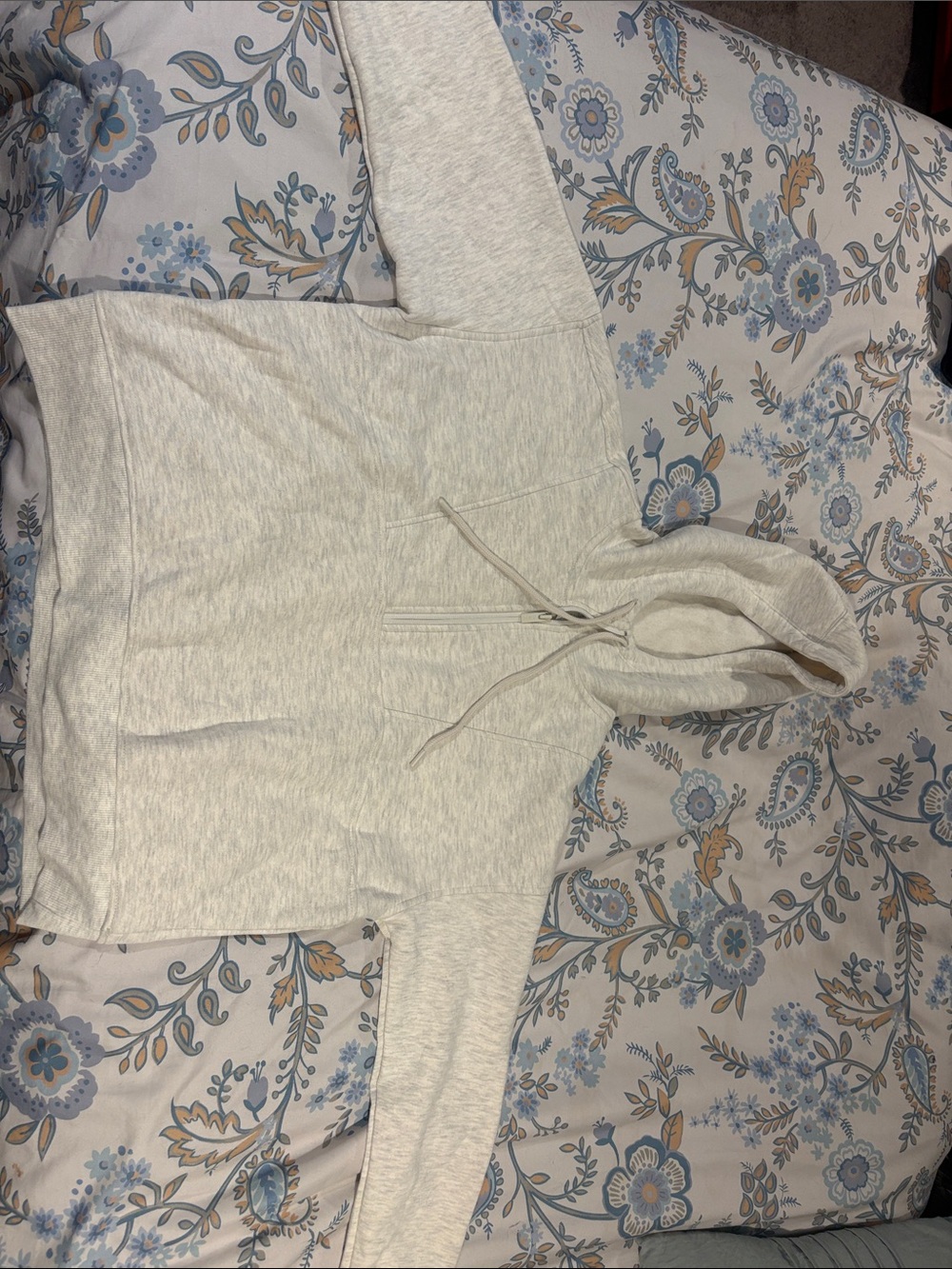 RBX Light Gray Hooded Pullover Sweatshirt
